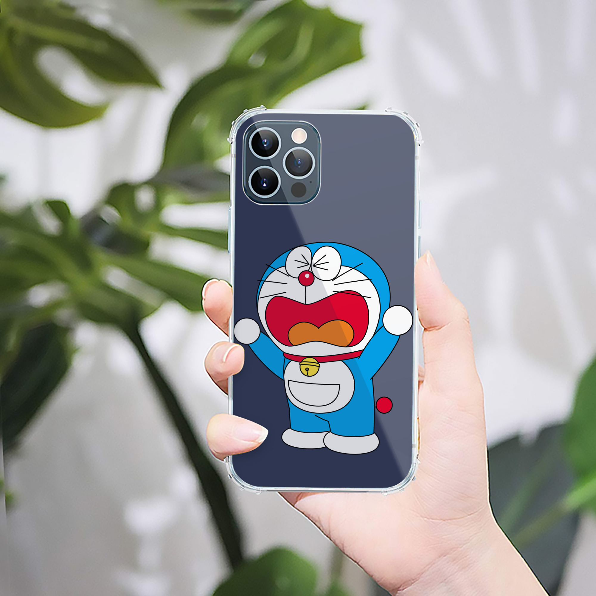 （画像用） ドラえもん Doraemon 【iPhone 12シリーズ対応】透明スマホケース（クリアソフトケース）